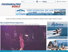 Tablet Screenshot of fishingboating-world.com